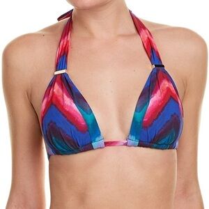 NWOT La Blanca Sliding Halter Triangle Bikini Top